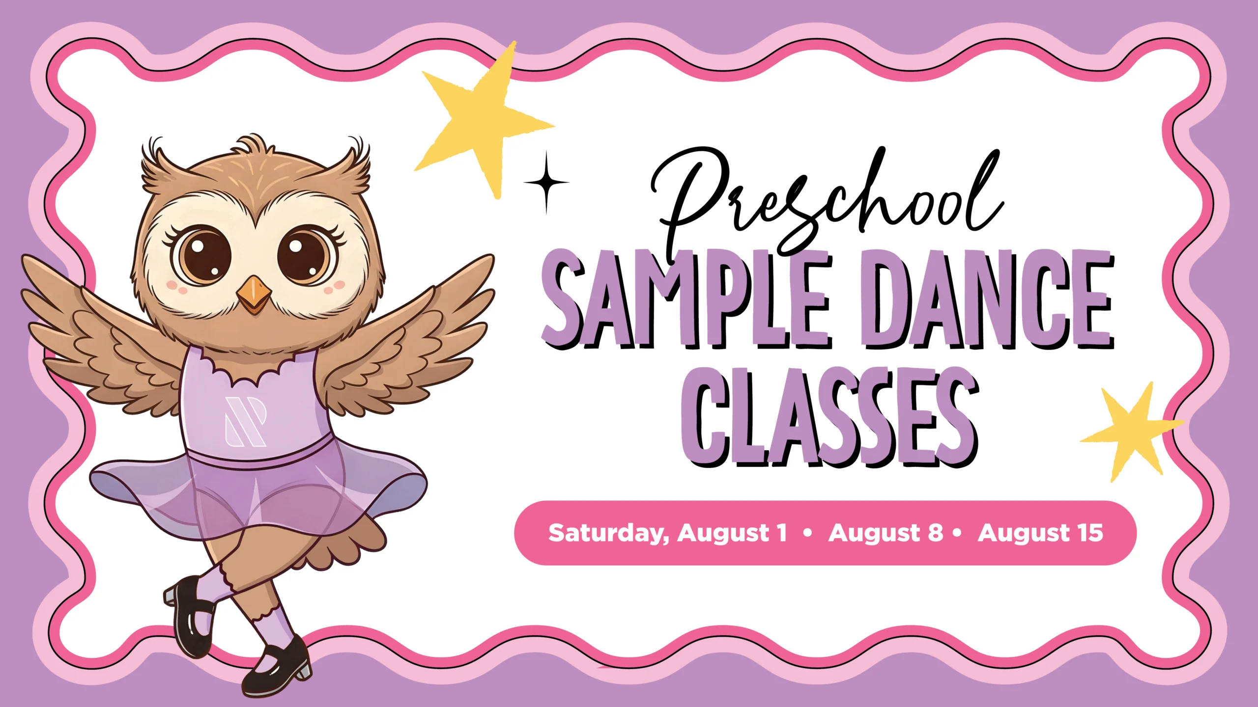 Try a FREE Preschool Sample Class This AugustGraphic