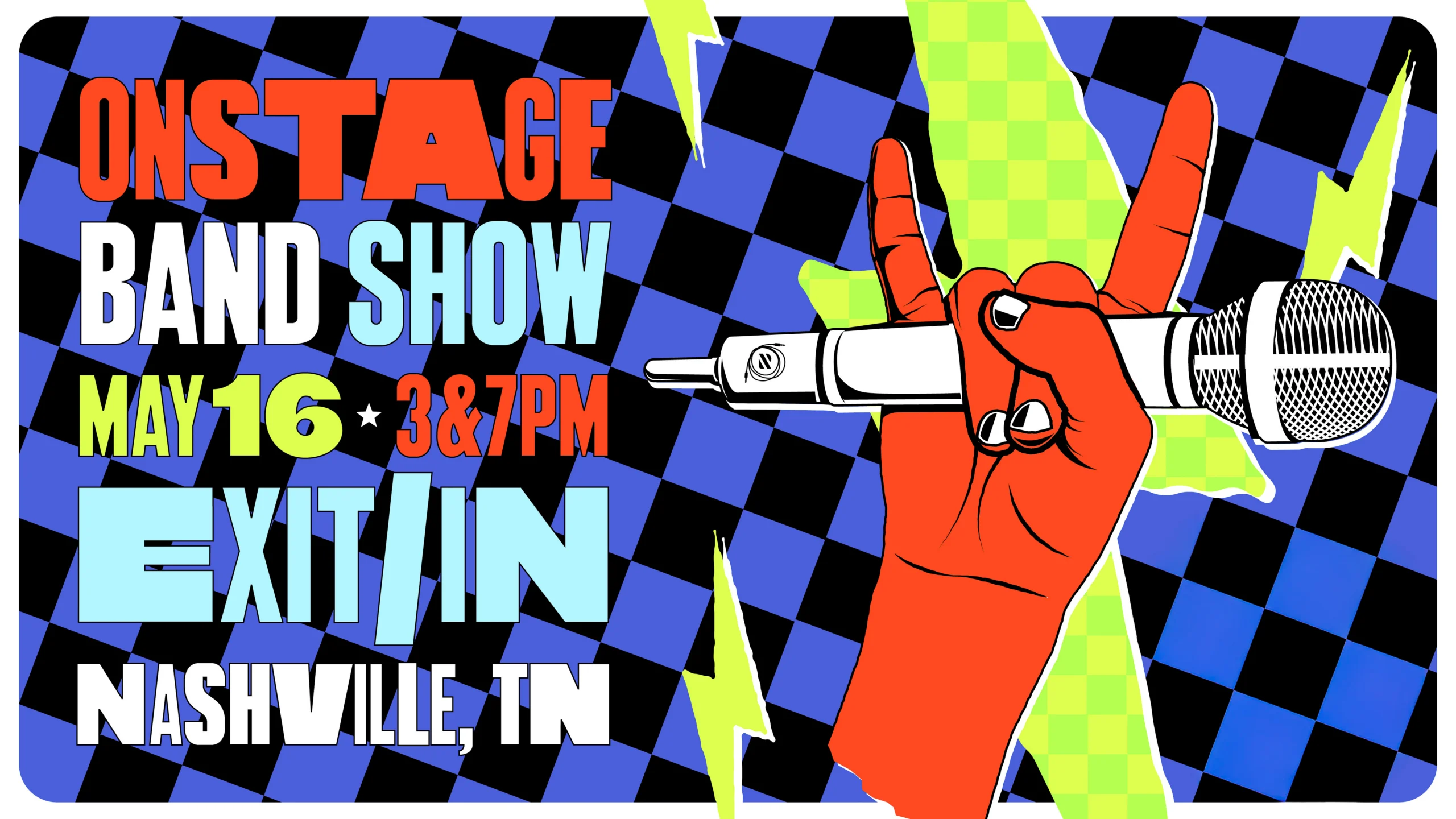 OnStage Band Show Tickets Now On SaleGraphic